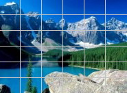 Puzzle online - Озеро в горах